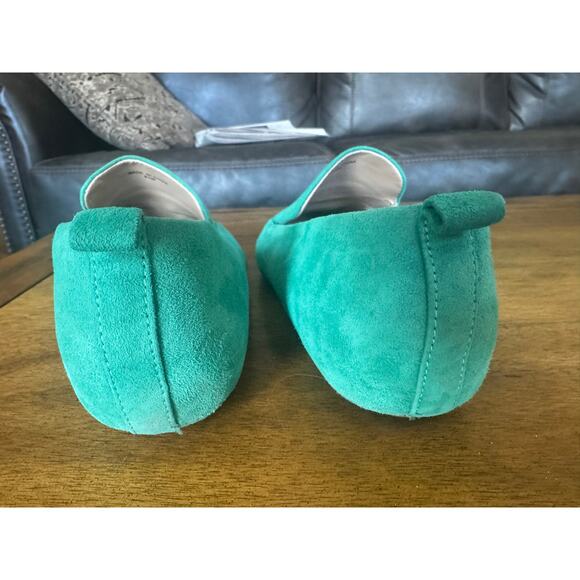 Banana Republic Green Suede Flats Women’s Size 8½ Slip-Ons - Picture 4 of 9